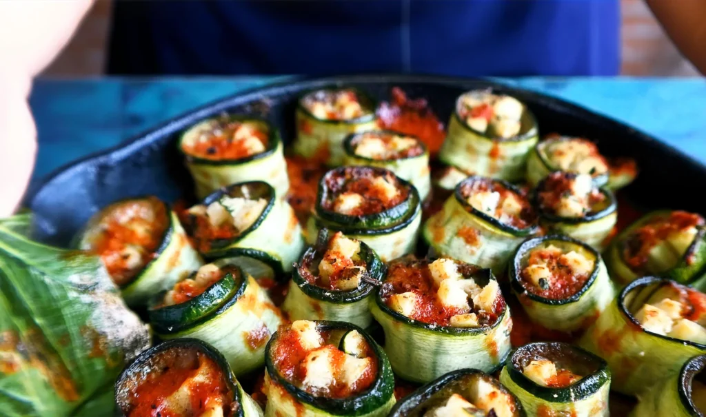 Zucchini Lasagna Rolls