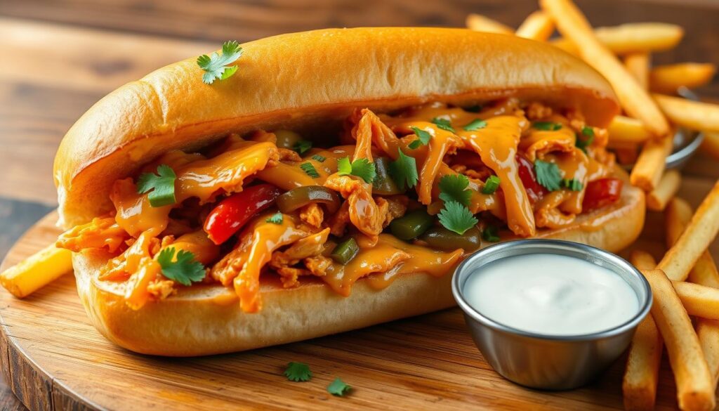 buffalo chicken cheesesteak