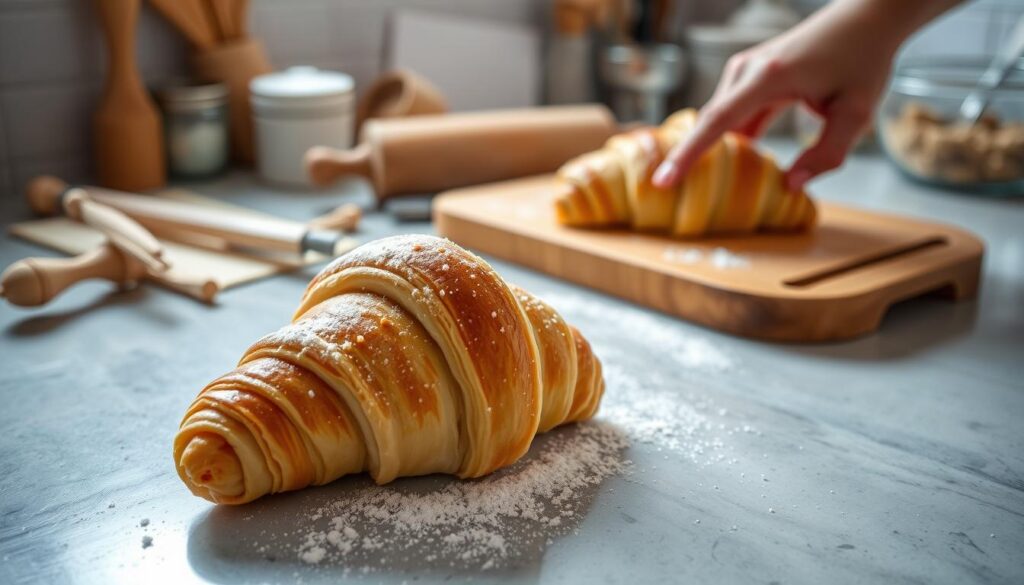 Crookie Croissant Preparation