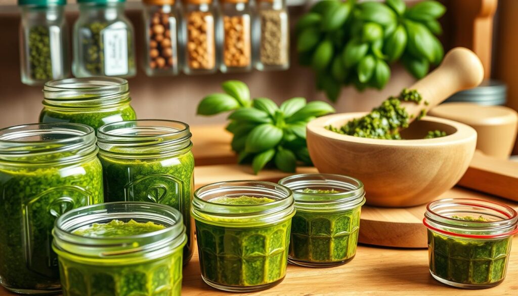 Basilico Pesto Storage Methods