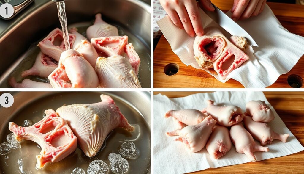 Turkey Gizzards Preparation Process