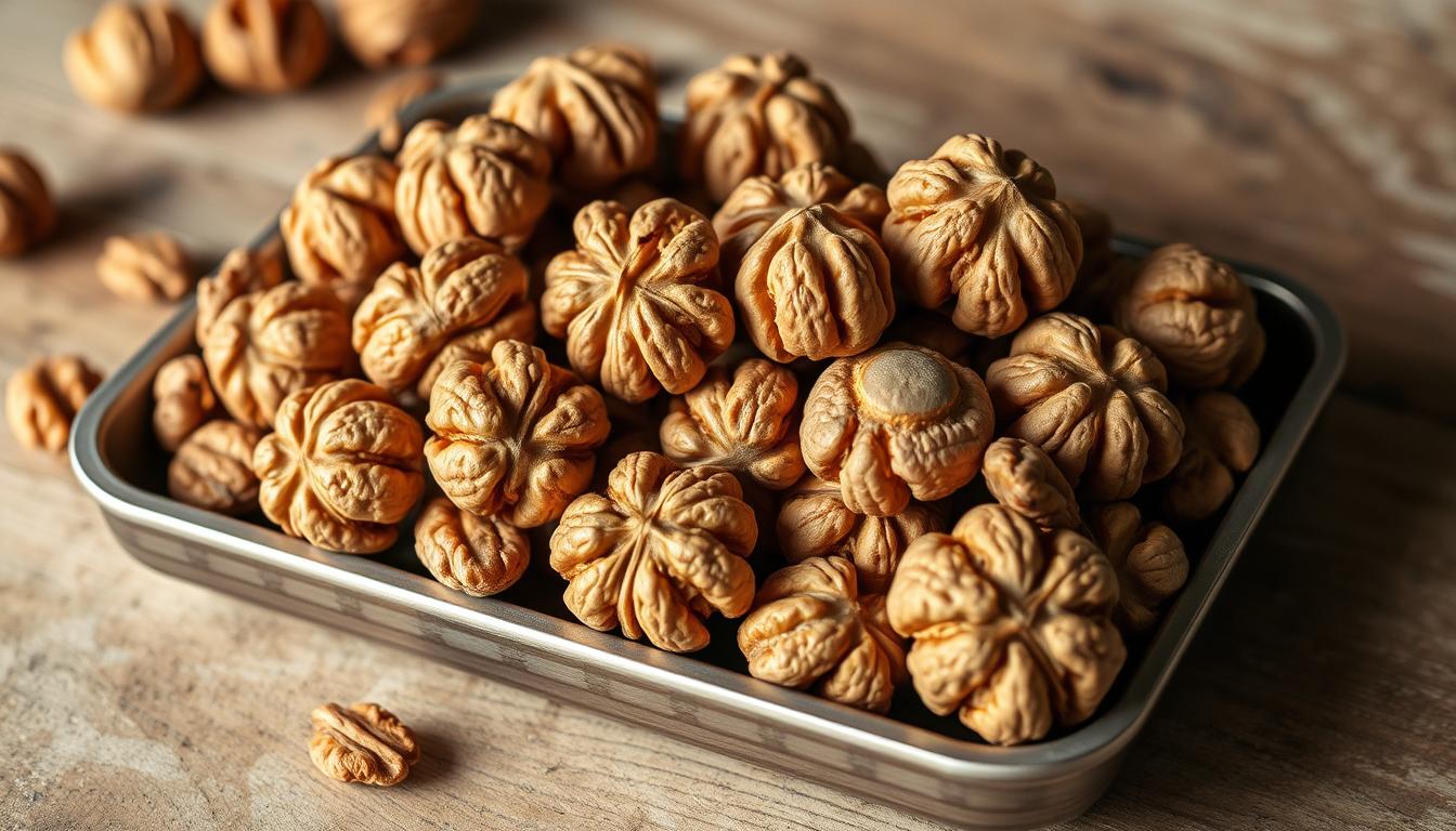 shelled walnuts